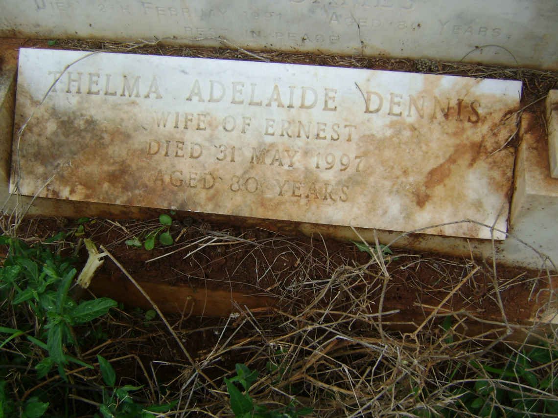 DENNIS Thelma Adelaide -1997
