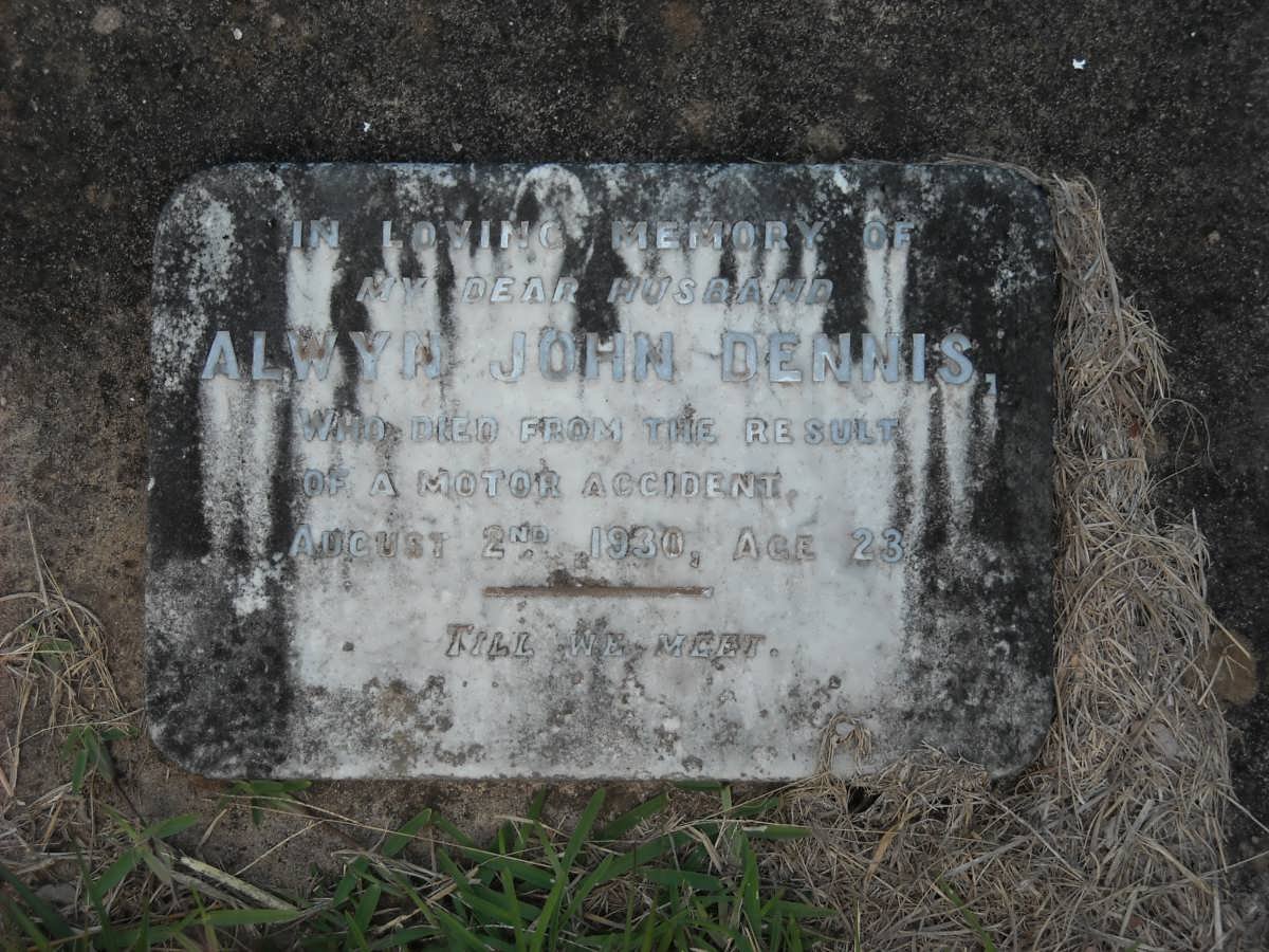 DENNIS Alwyn John -1930