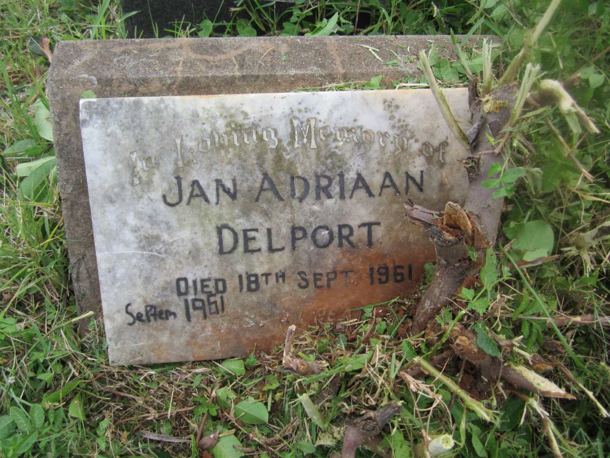 DELPORT Jan Adriaan -1961