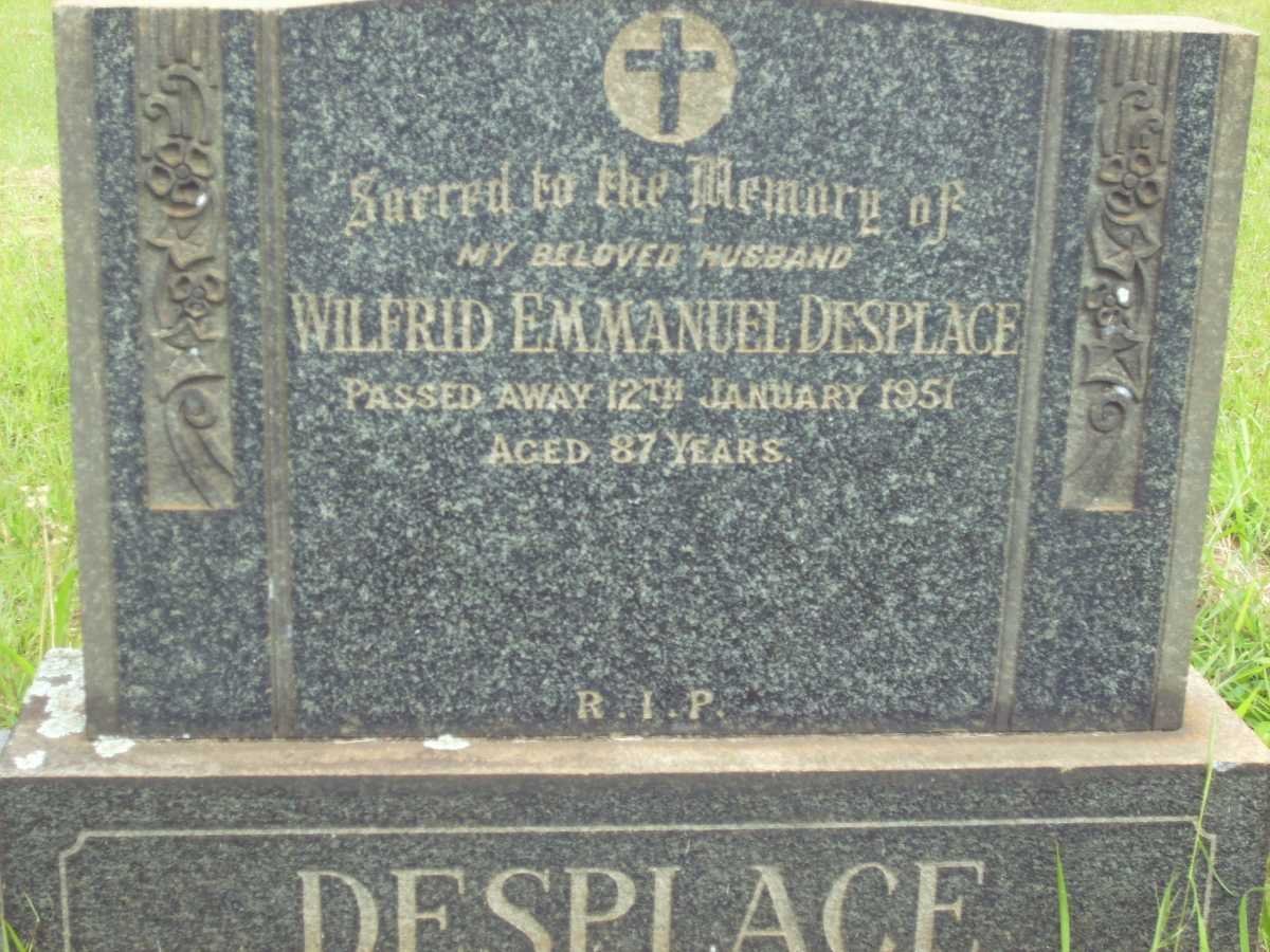 DESPLACE Wilfrid Emmanuel -1951