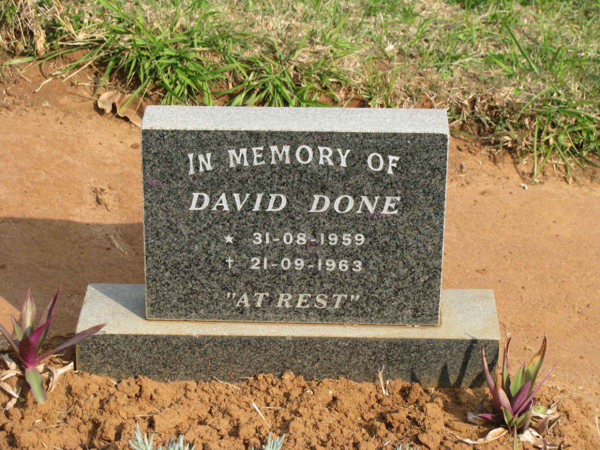 DONE David 1959-1963