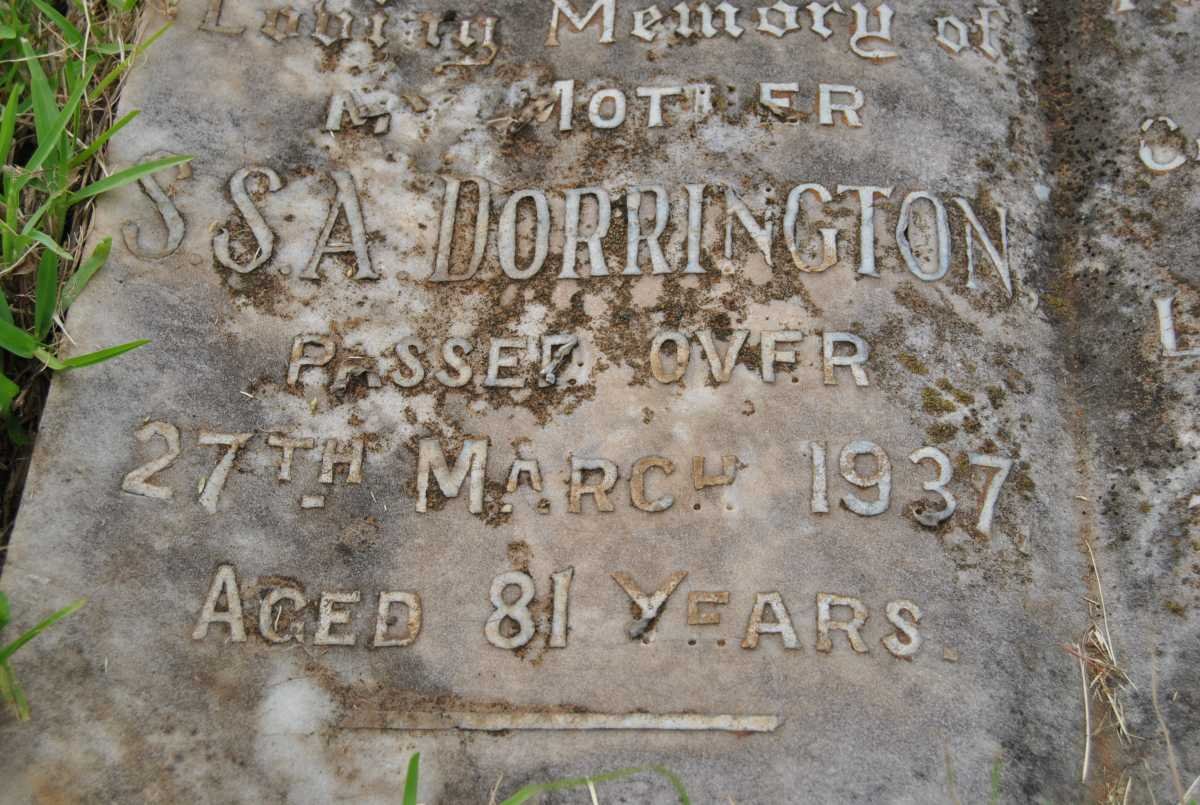 DORRINGTON S.S.A. -1937