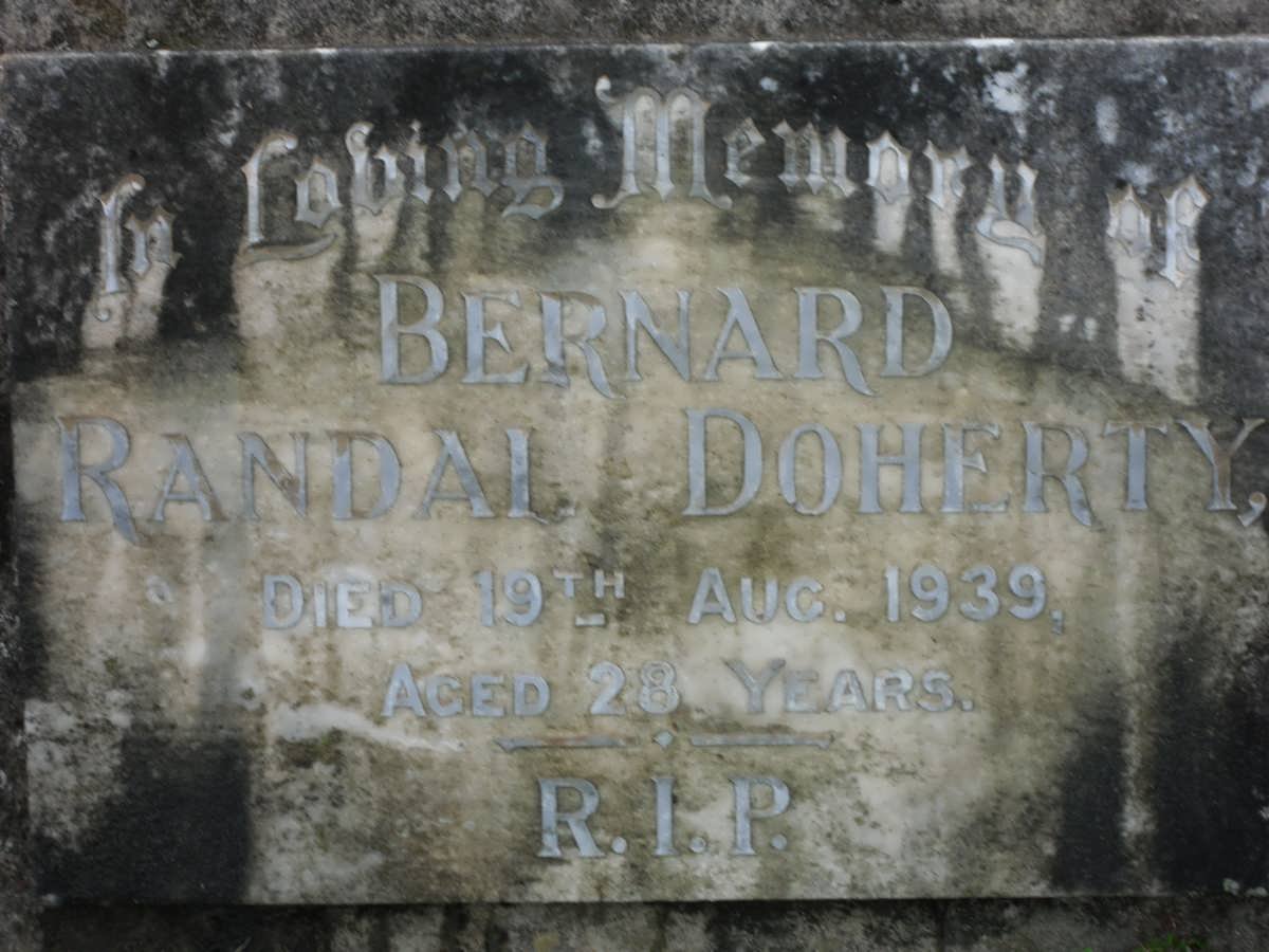 DOHERTY Bernard Randal -1939