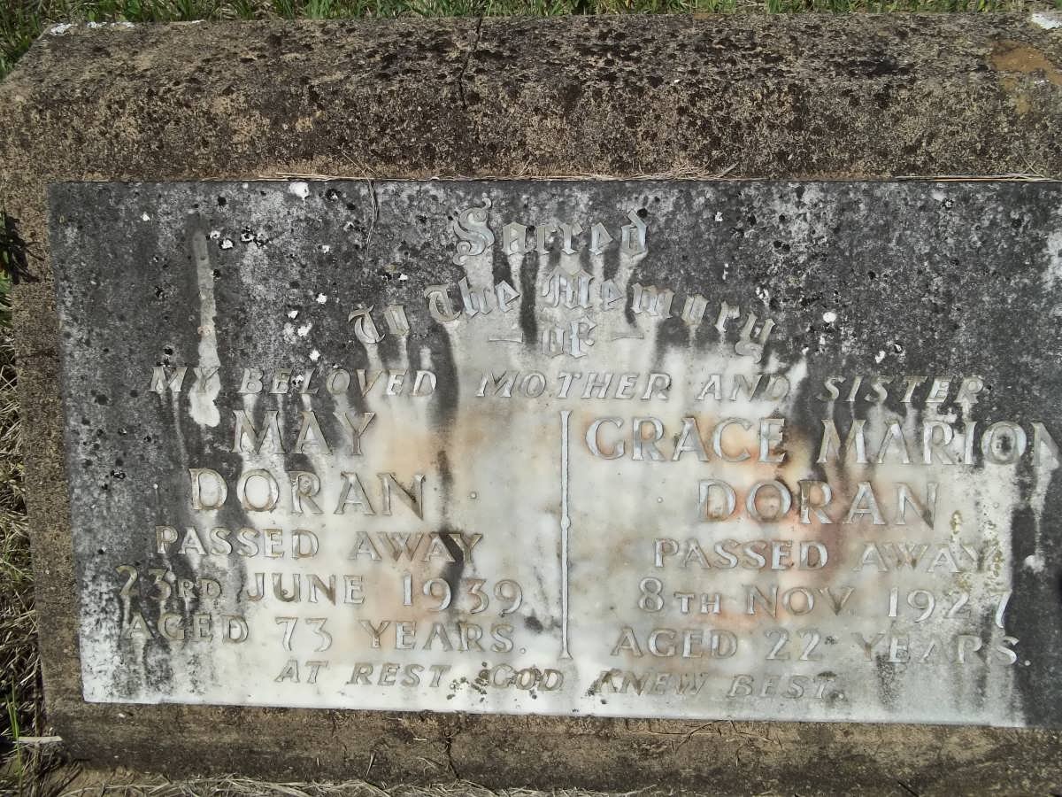DORAN May -1939 :: DORAN Grace Marion -1927