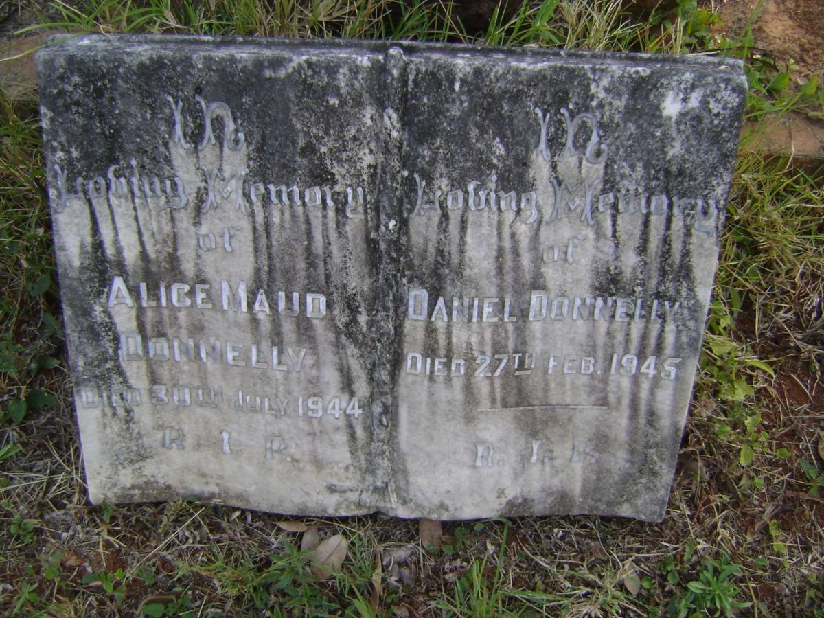 DONNELLY Daniel -1945 &amp; Alice Maud -1944