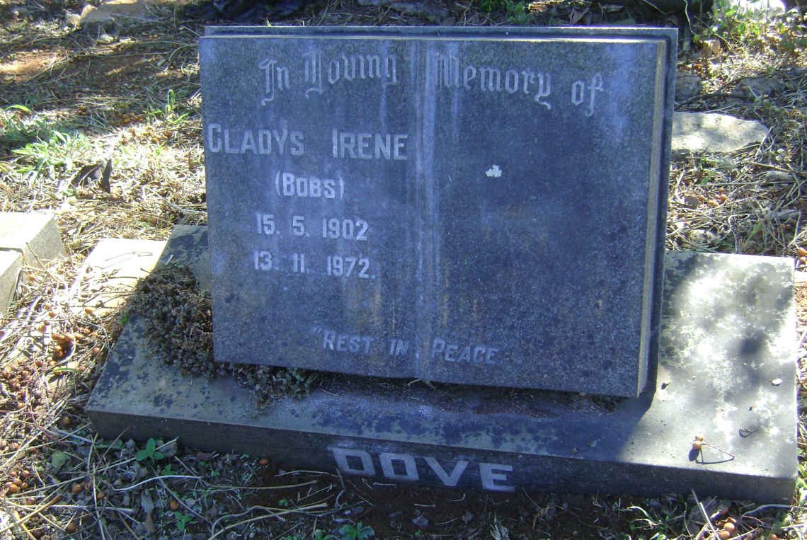 DOVE Gladys Irene 1902-1972