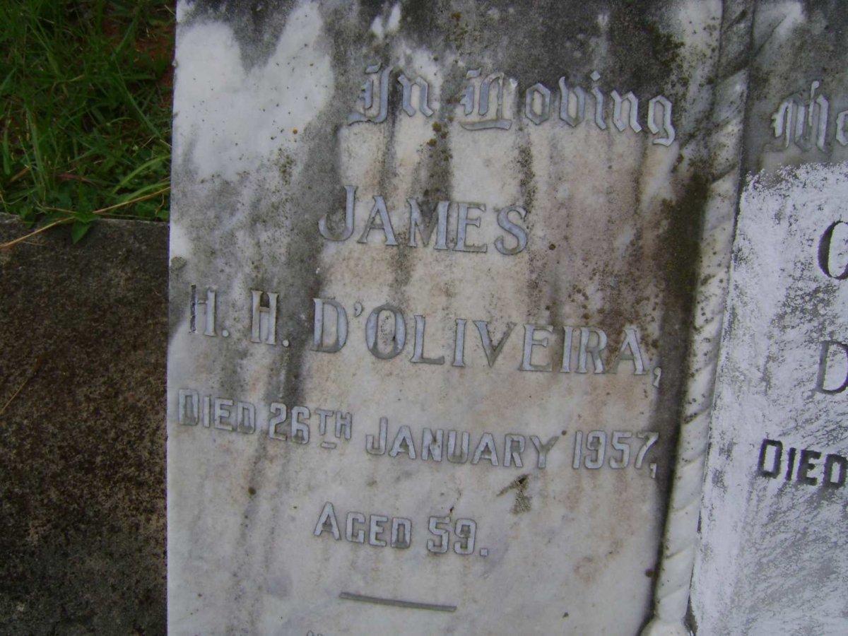 D'OLIVEIRA James H.H. -1957