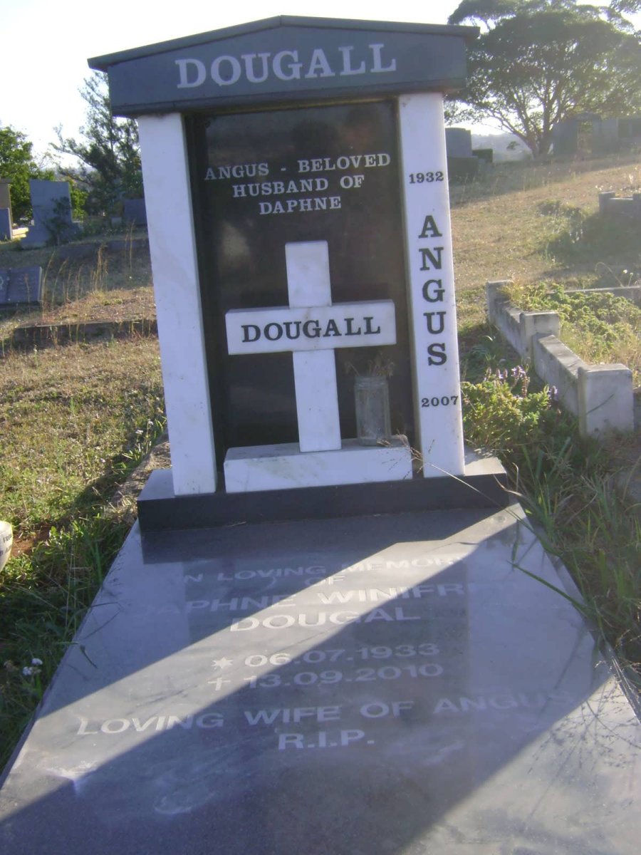 DOUGAL Angus 1932-2007 &amp; Daphne Winifred 1933-2010