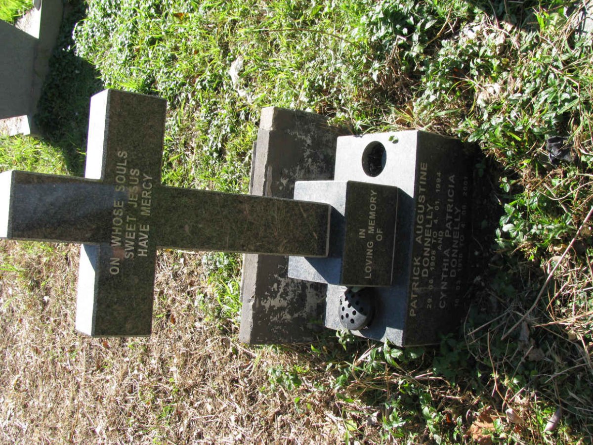 DONNELLY Patrick Augustine 1908-1994 &amp; Cynthia Patricia 1916-2001