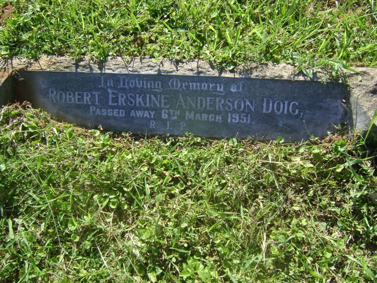 DOIG Robert Erskine Anderson -1951