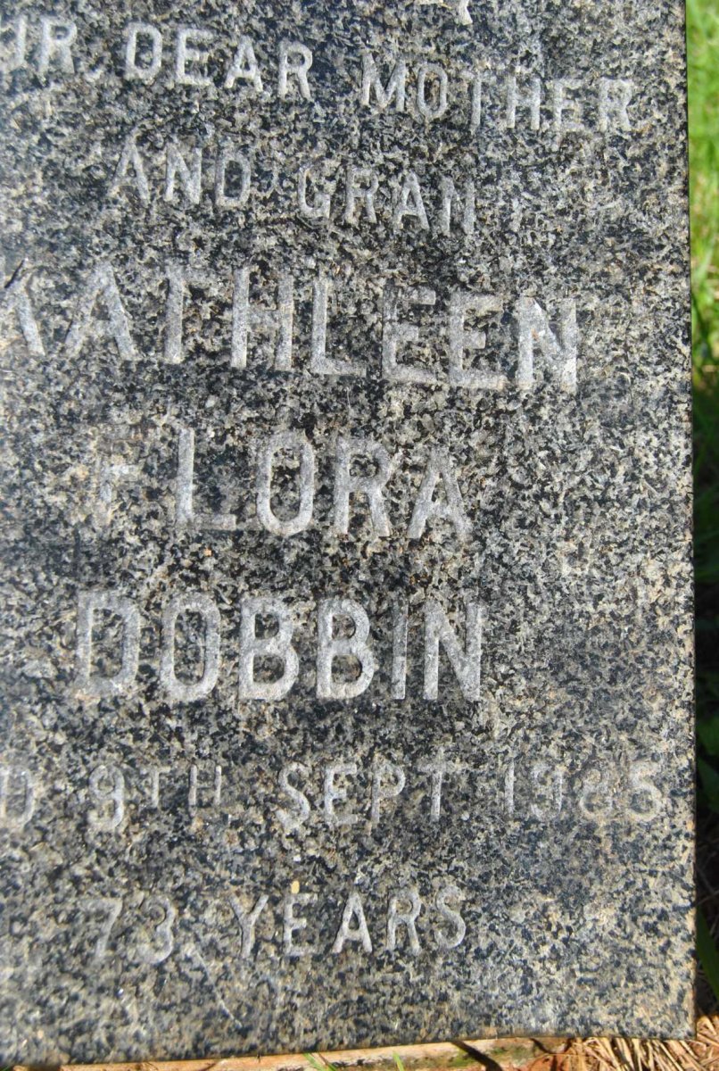 DOBBIN Kathleen Flora -1985