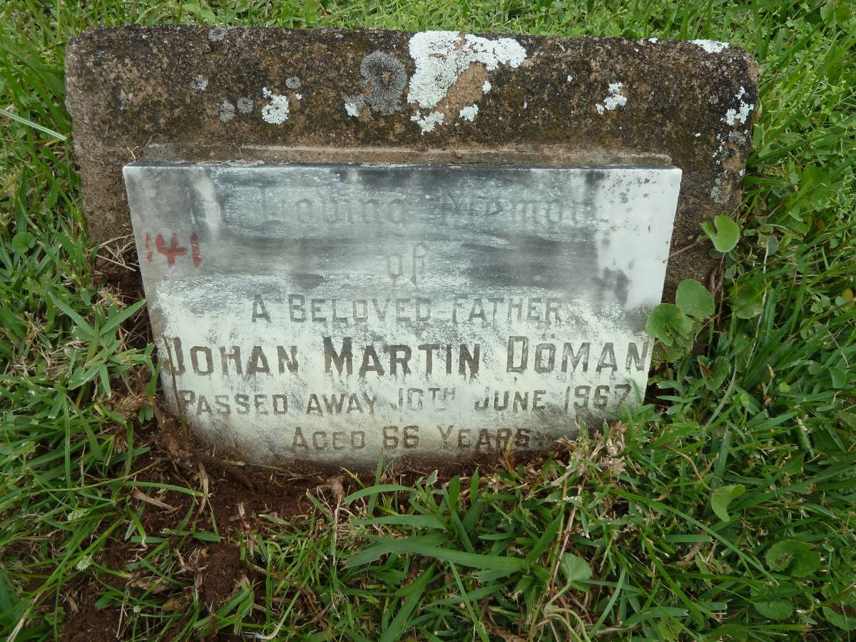 DOMAN Johan Martin -1967