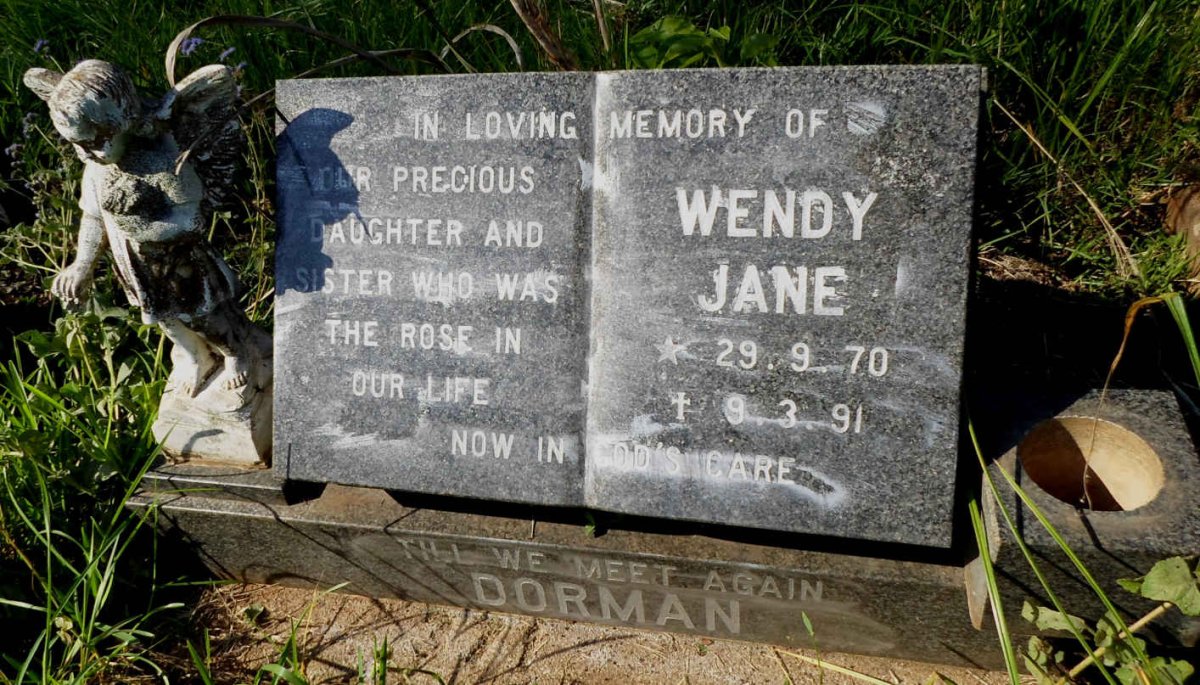 DORMAN Wendy Jane 1970-1991