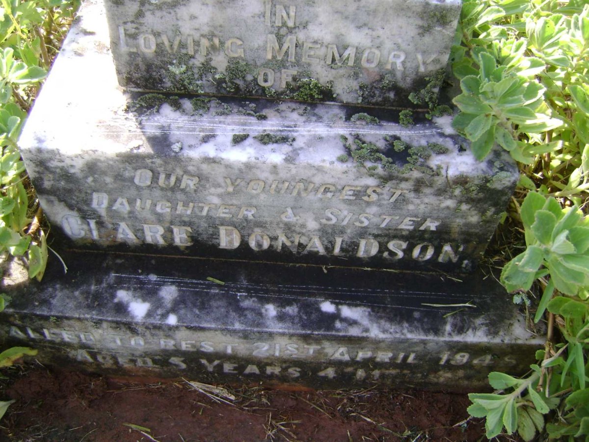 DONALDSON Clare  -1945