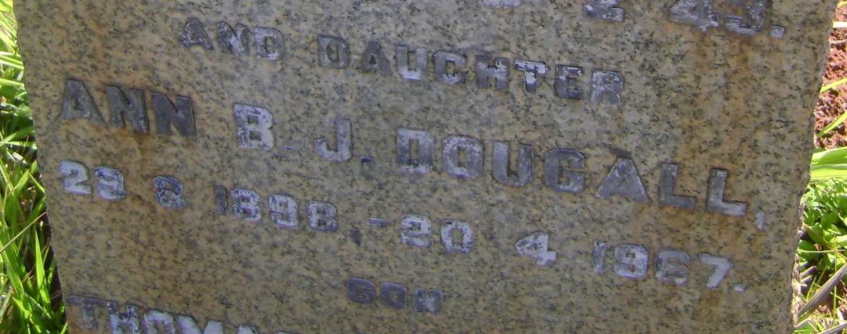 DOUGAL Ann B.J. 1898-1967