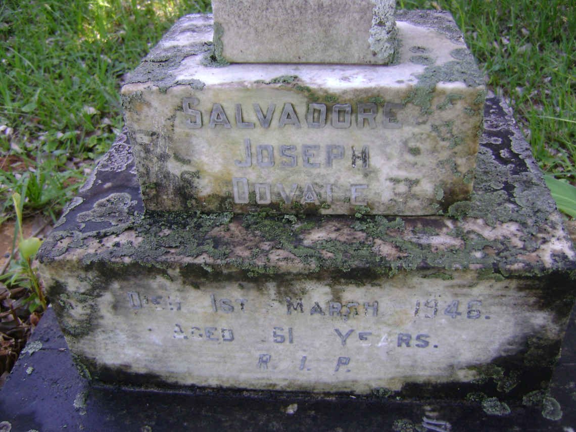 DOVALE Salvadore Joseph -1946