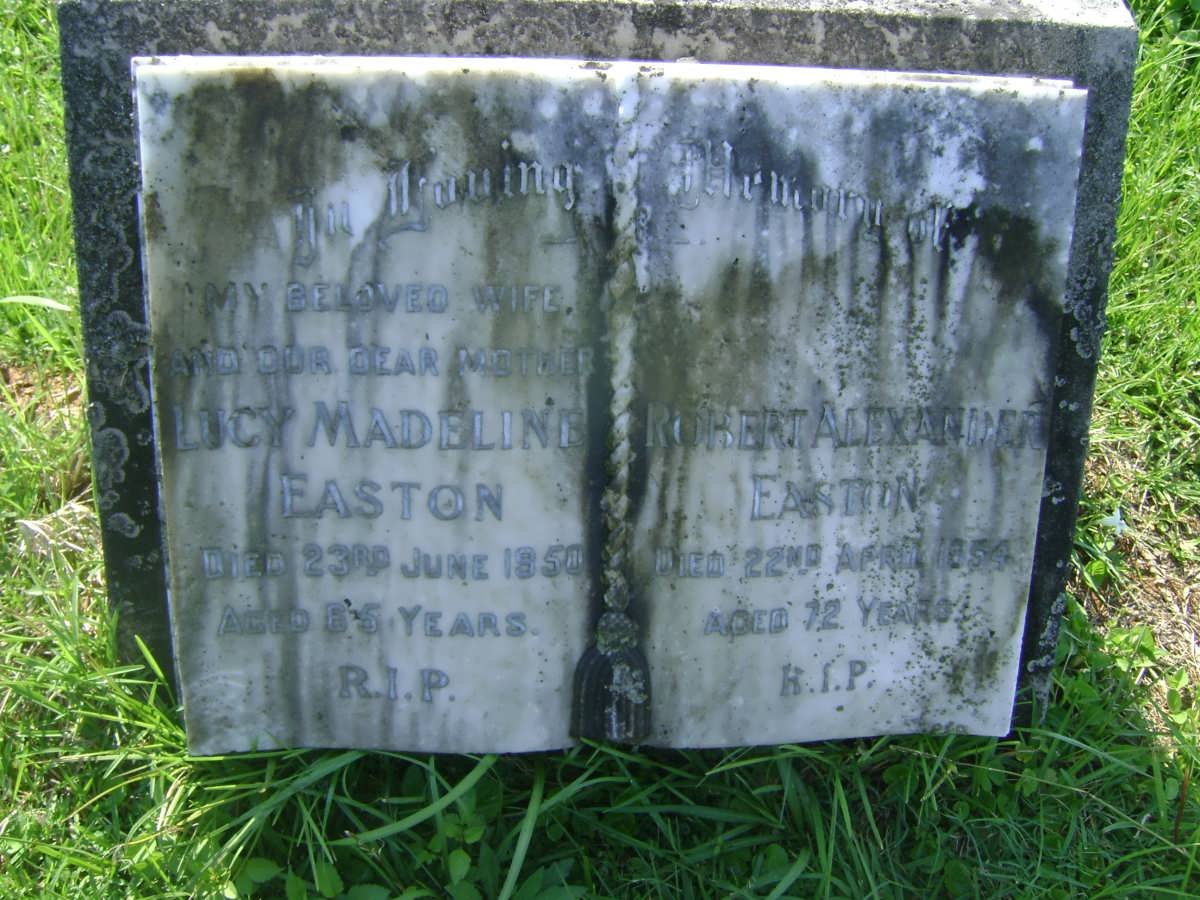 EASTON Robert Alexander -1954 &amp; Lucy Madeline -1950
