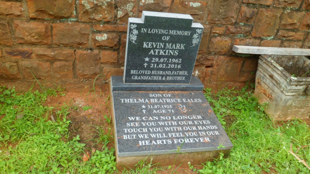 EALES Thelma Beatrice 1925- :: ATKINS Kevin Mark 1962-2016