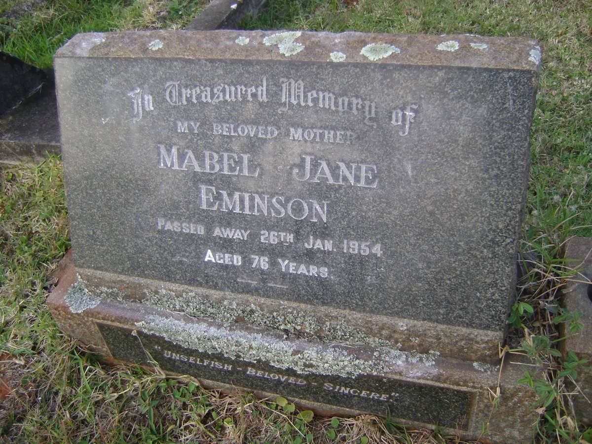 EMINSON Mabel Jane -1954