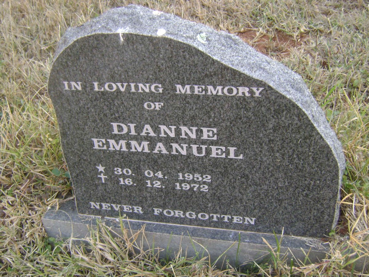 EMMANUEL Dianne 1952-1972