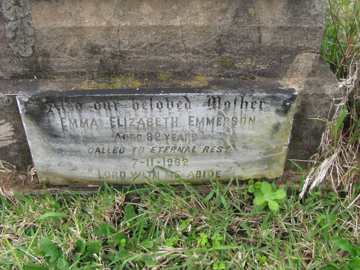 EMMERSON Emma Elizabeth -1962