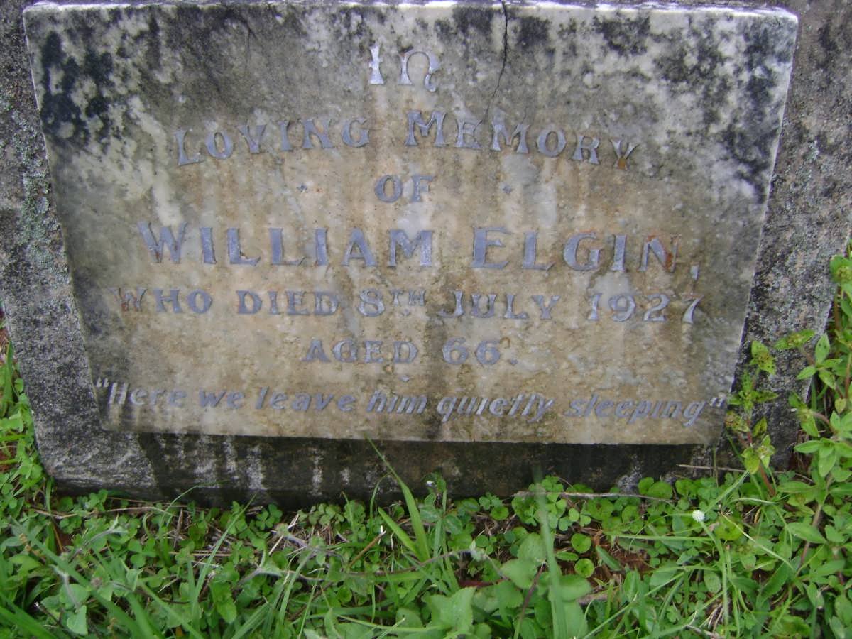 ELGIN William -1927