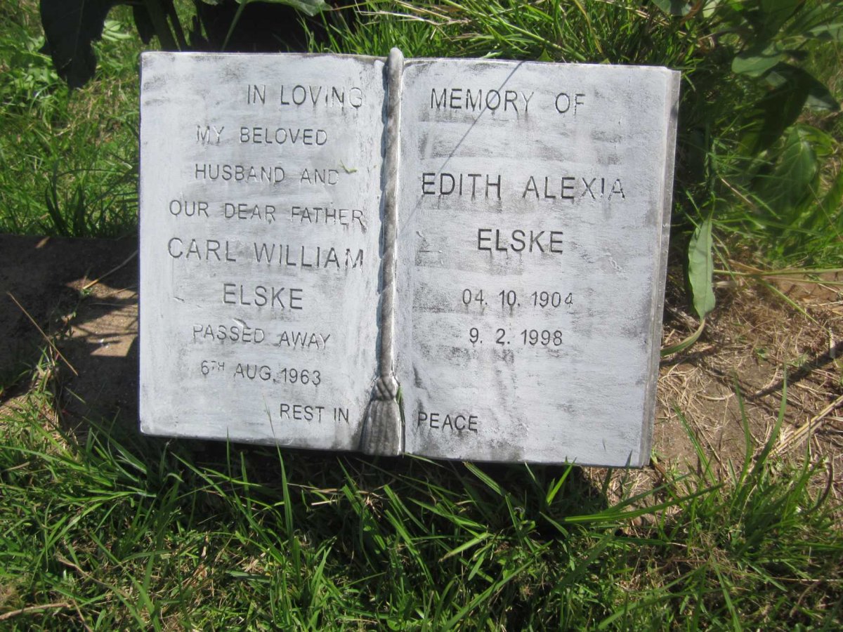 ELSKE Carl William  -1963 :: ELSKE Edith Alexia 1904-1996