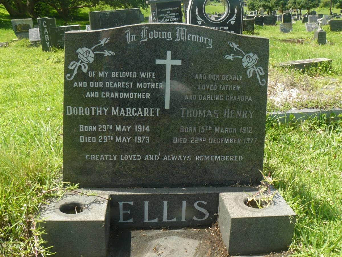 ELLIS Thomas Henry 1912-1977 &amp; Dorothy Margaret 1914-1973