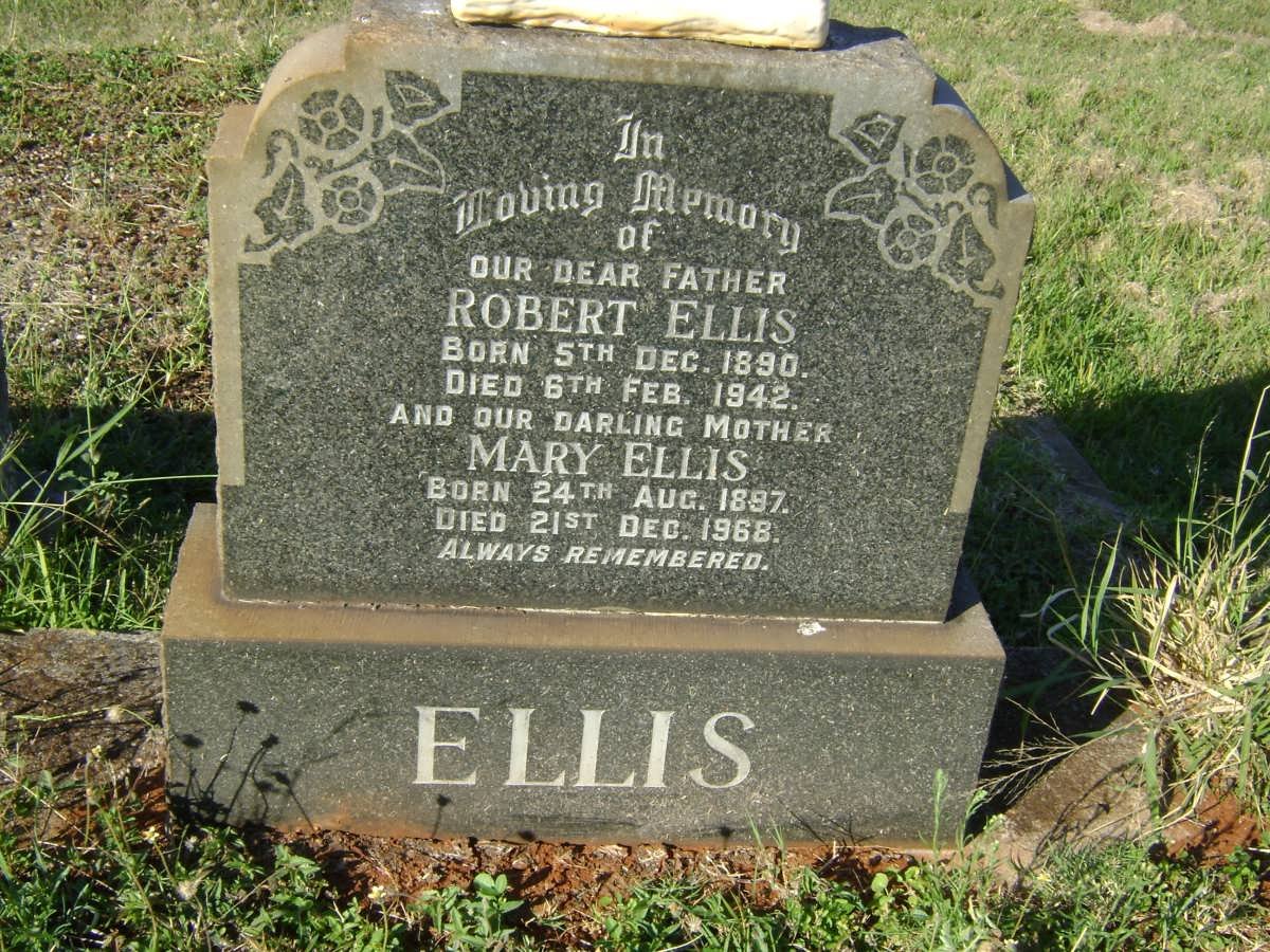 ELLIS Robert 1890-1942 &amp; Mary 1897-1968
