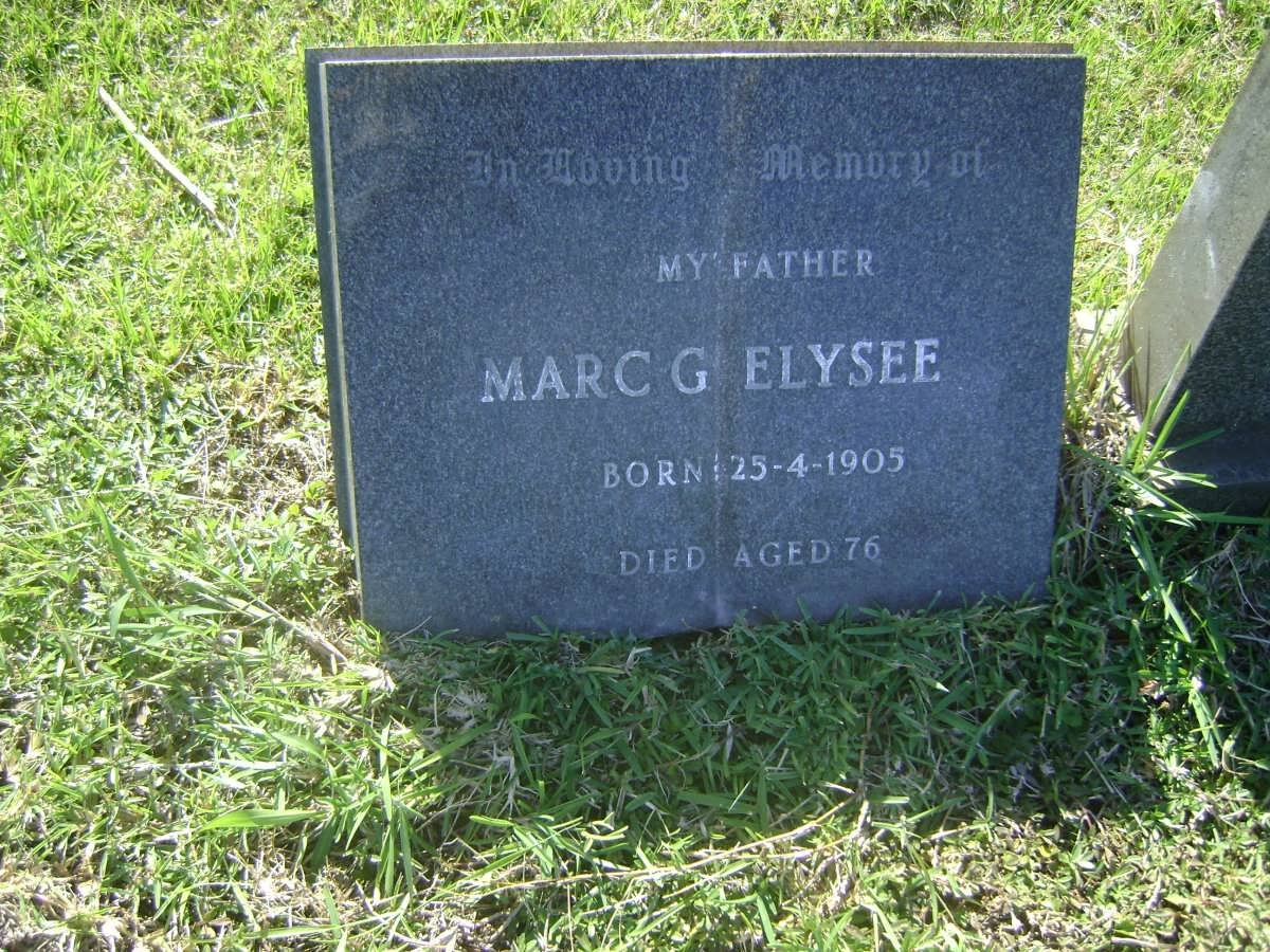 ELYSEE Marc G. 1905-