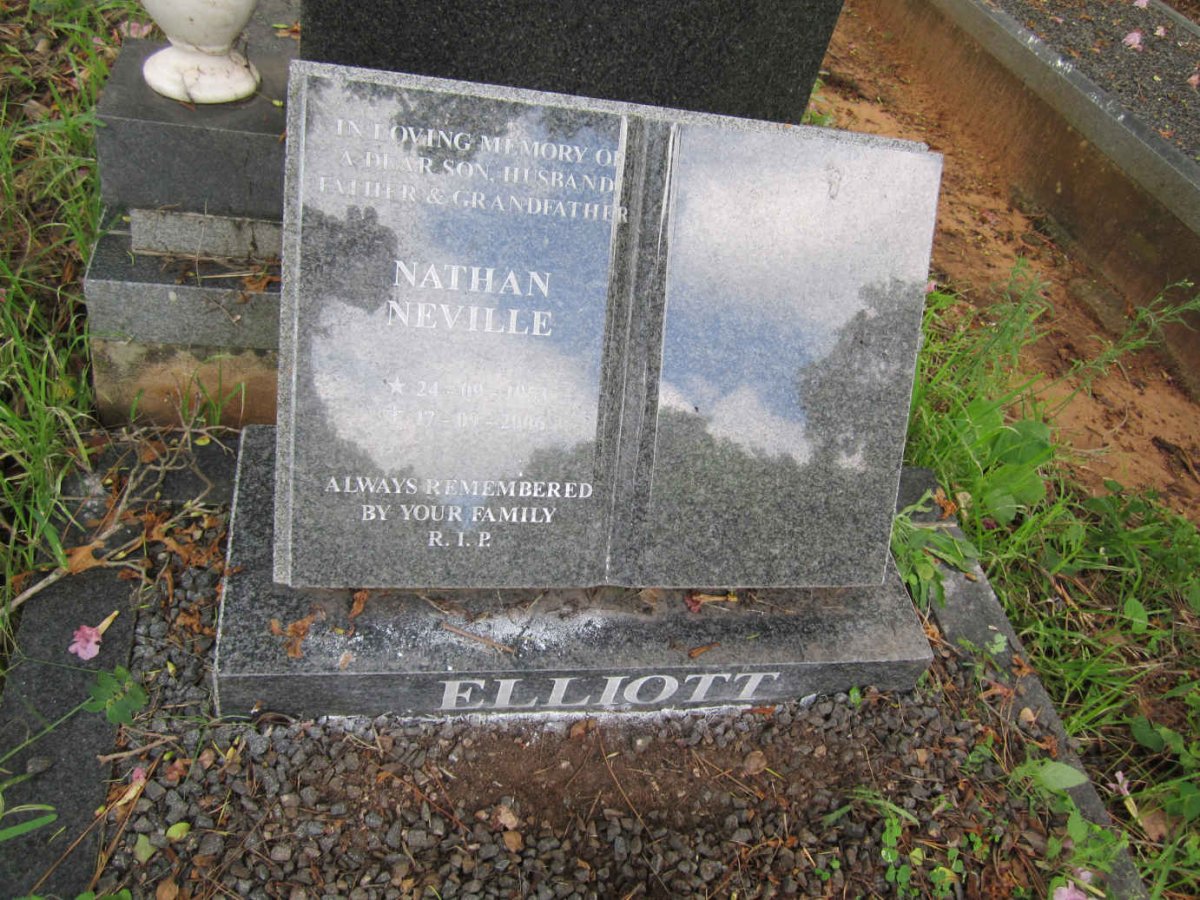 ELLIOTT Nathan Neville 1953-2006