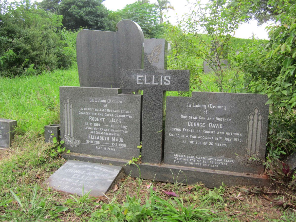 ELLIS Robert 1914-1982 &amp; Elizabeth Maud 1916-1990 :: ELLIS George David -1975 :: ELLIS Sydney Robert 1940-1992