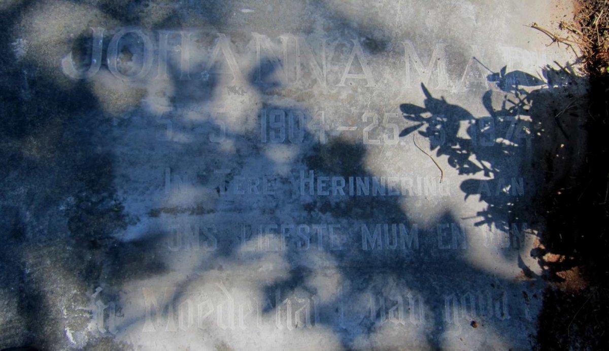 ECK Johanna Mari?, van 1904-1974