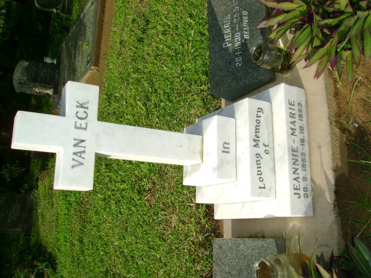 ECK Jeannie-Marie, van 1953-1953
