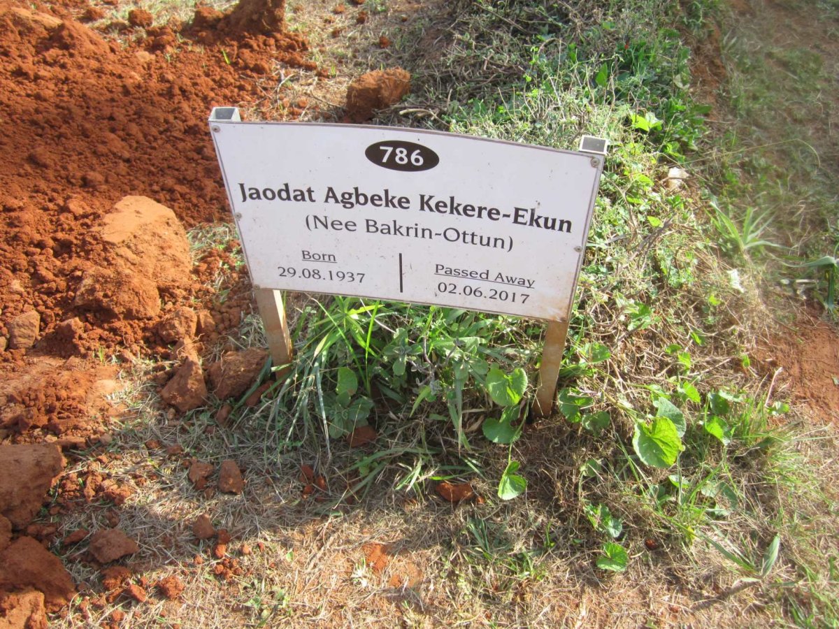 EKUN Jaodat Agbeke, KEKERE nee BAKRIN-OTTUN 1937-2017
