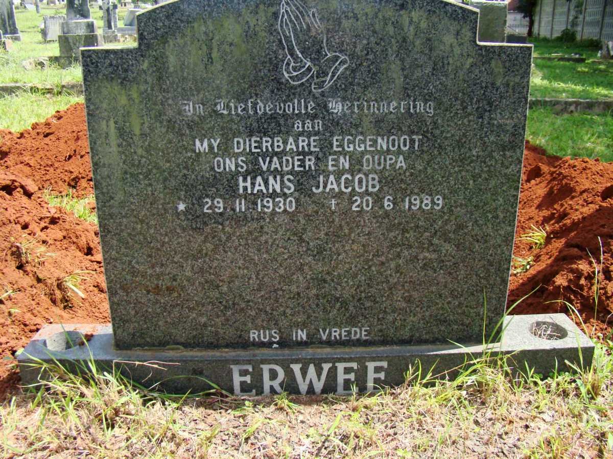 ERWEE Hans Jacob 1930-1989