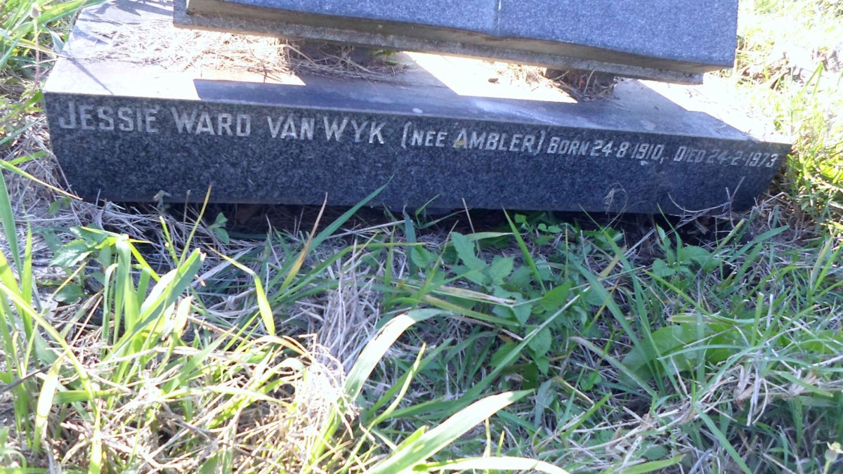  WYK Jessie Ward, van nee AMBLER 1910-1973