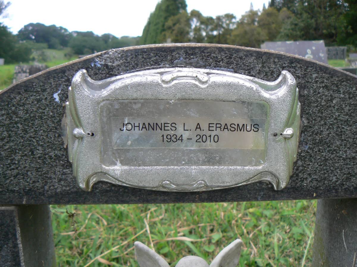 ERASMUS Johannes L.A. 1934-2010