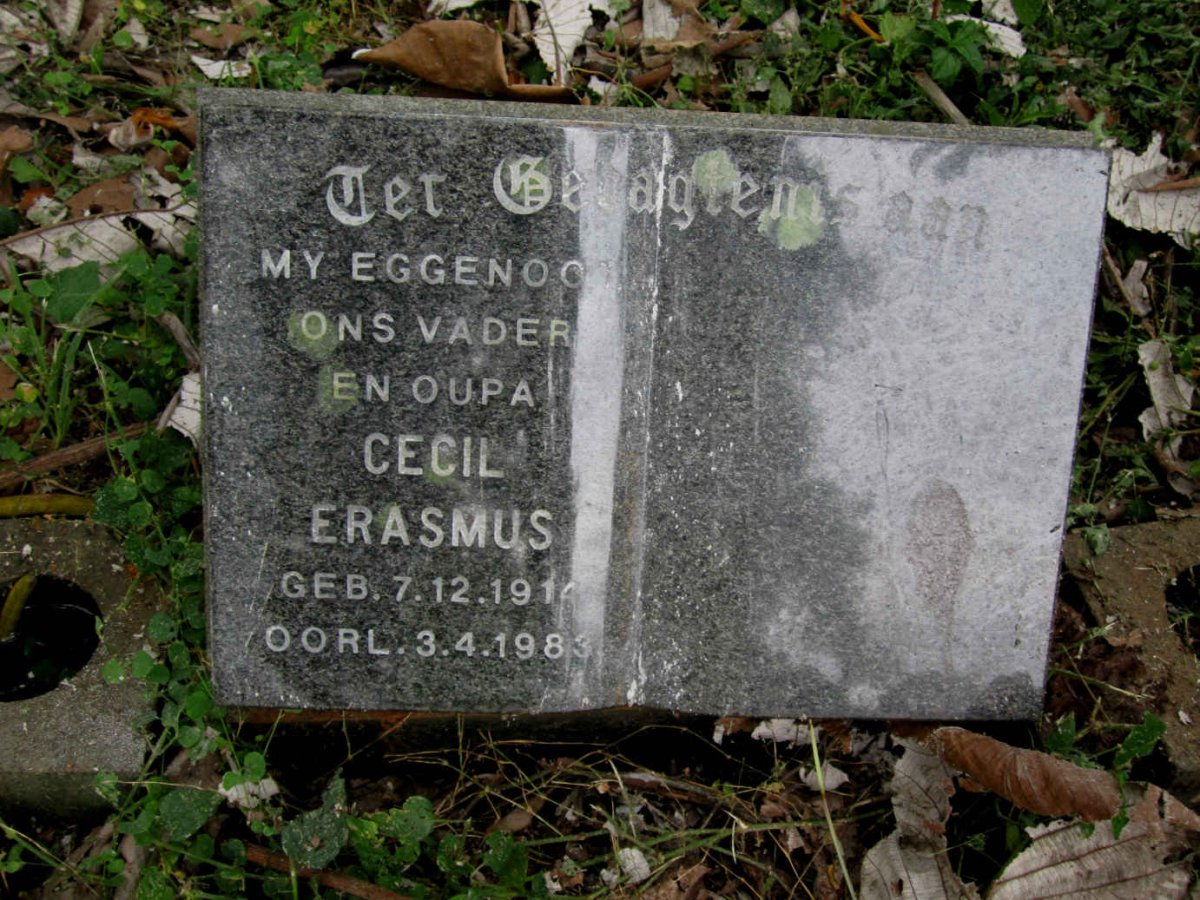 ERASMUS Cecil 1914-1983