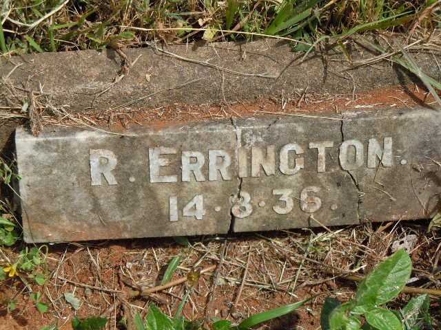 ERRINGTON R. -1936