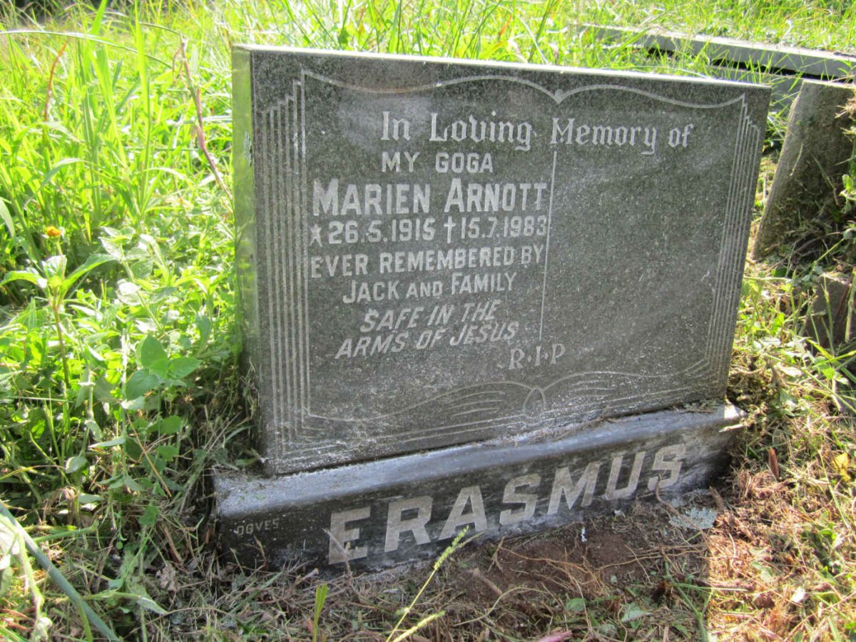 ERASMUS Marien Arnott 1915-1983