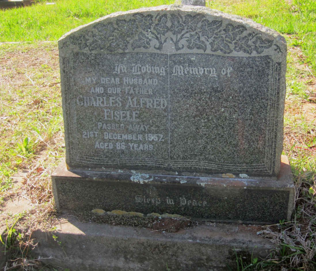 EISELE Charles Alfred -1957