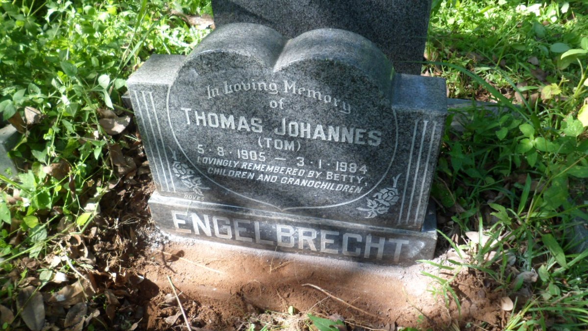 ENGELBRECHT Thomas Johannes 1905-1984