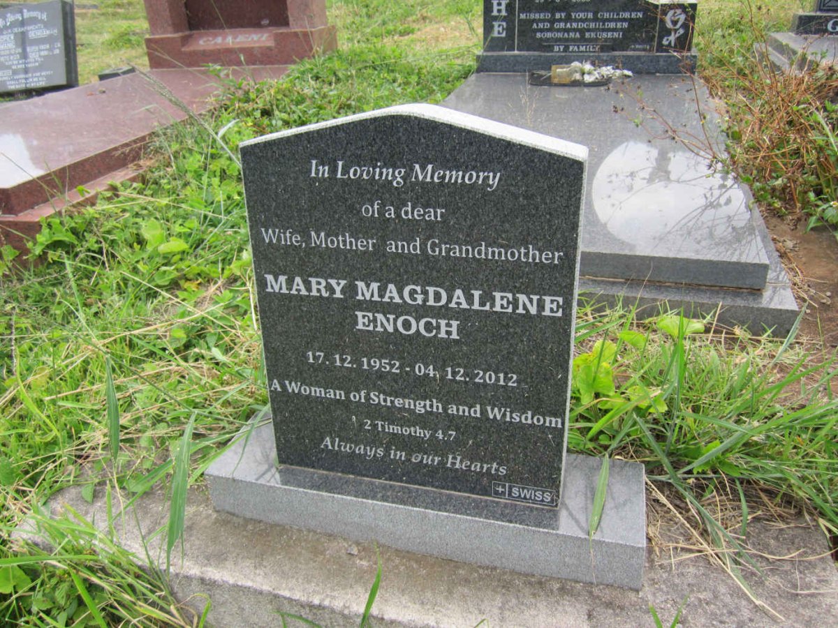 ENOCH Mary Magdalene 1952-2012