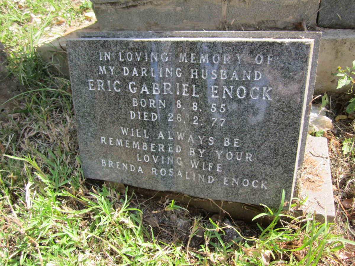 ENOCK Eric Gabriel 1955-1977