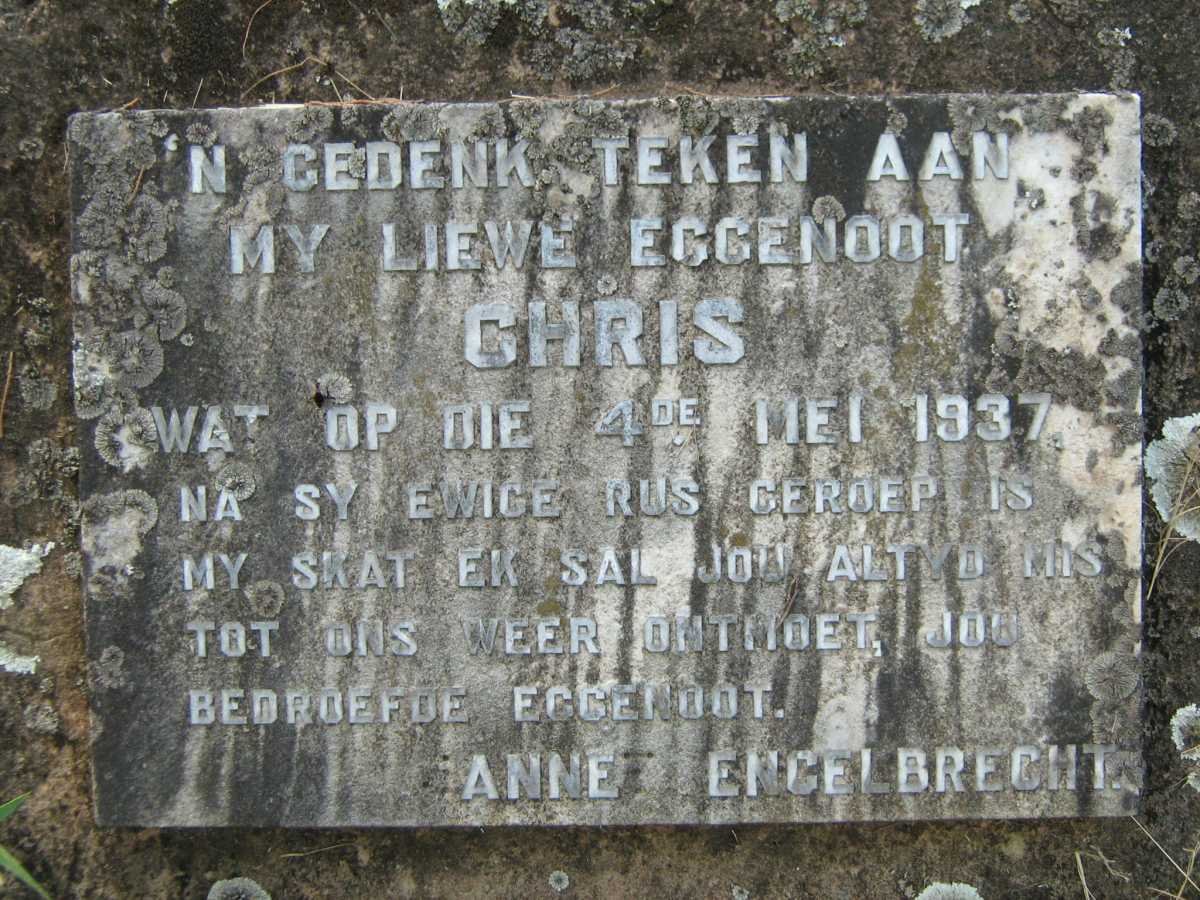 ENGELBRECHT Chris -1937
