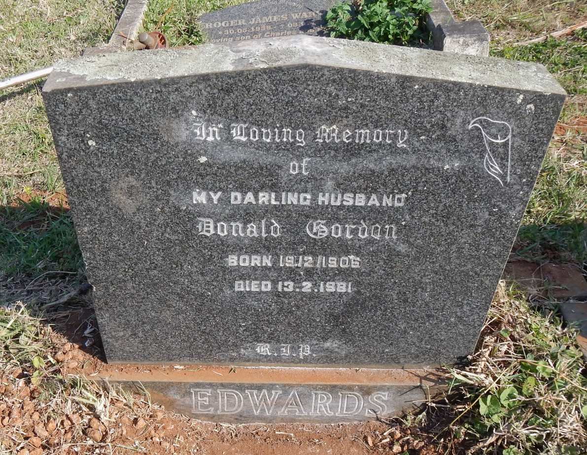 EDWARDS Donald Gordon 1906-1981