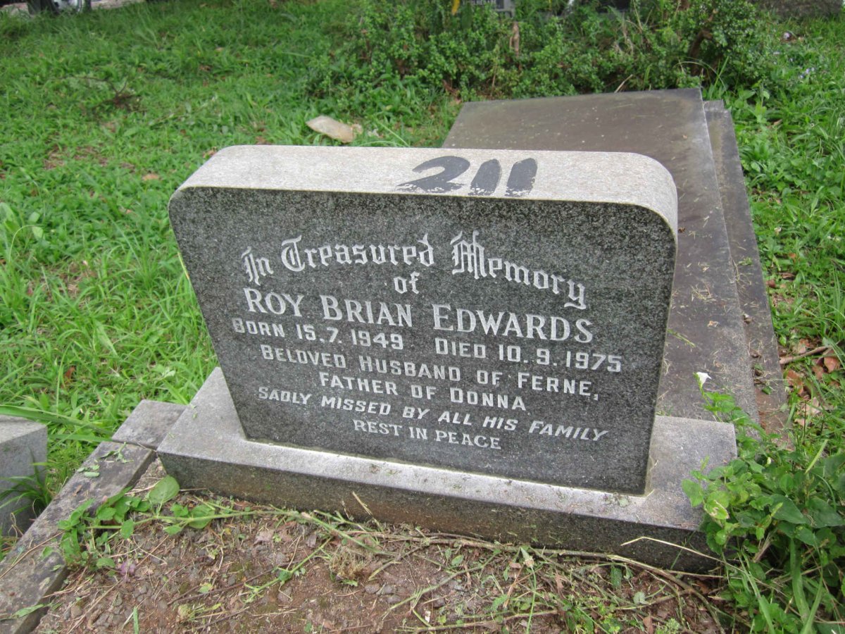 EDWARDS Roy Brian 1949-1975