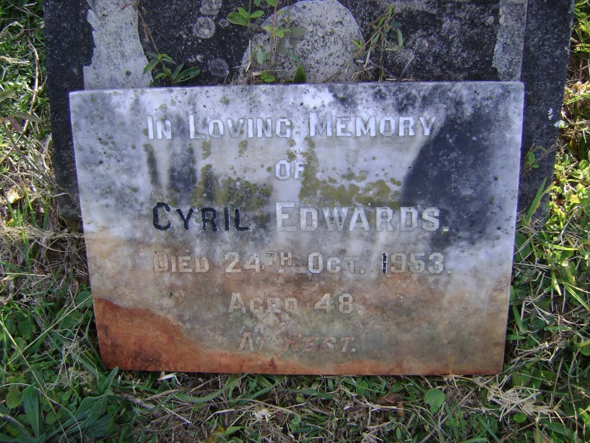 EDWARDS Cyril -1953
