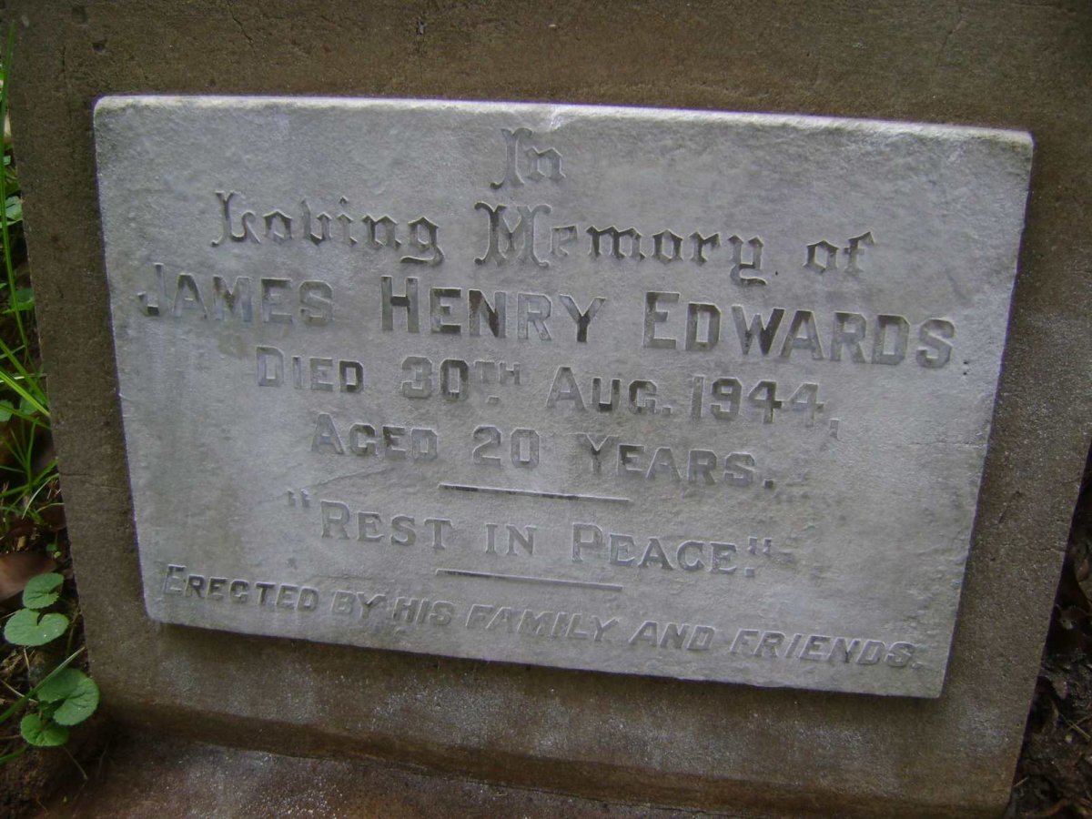EDWARDS James Henry -1944